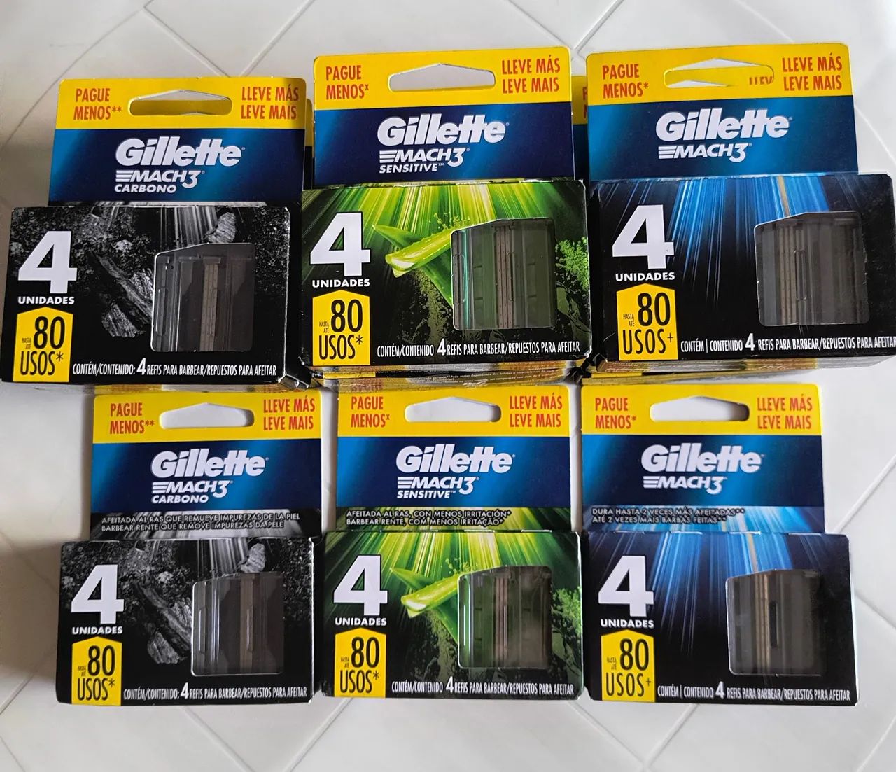 Cartuchos Gillette Mach3 C/4 Lâminas - Foto 4