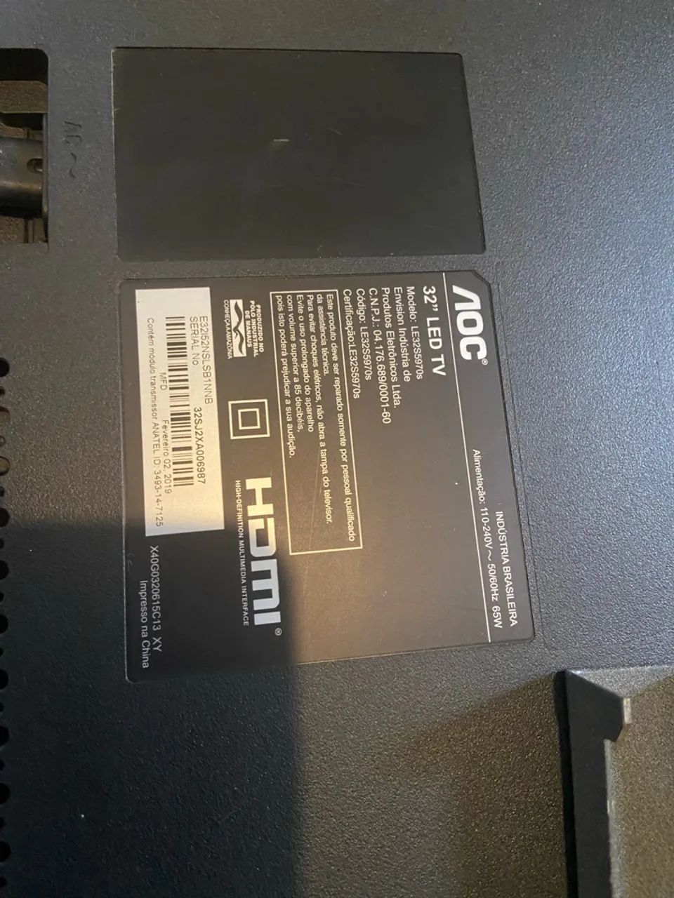 TV Smart AOC com controle - Foto 2