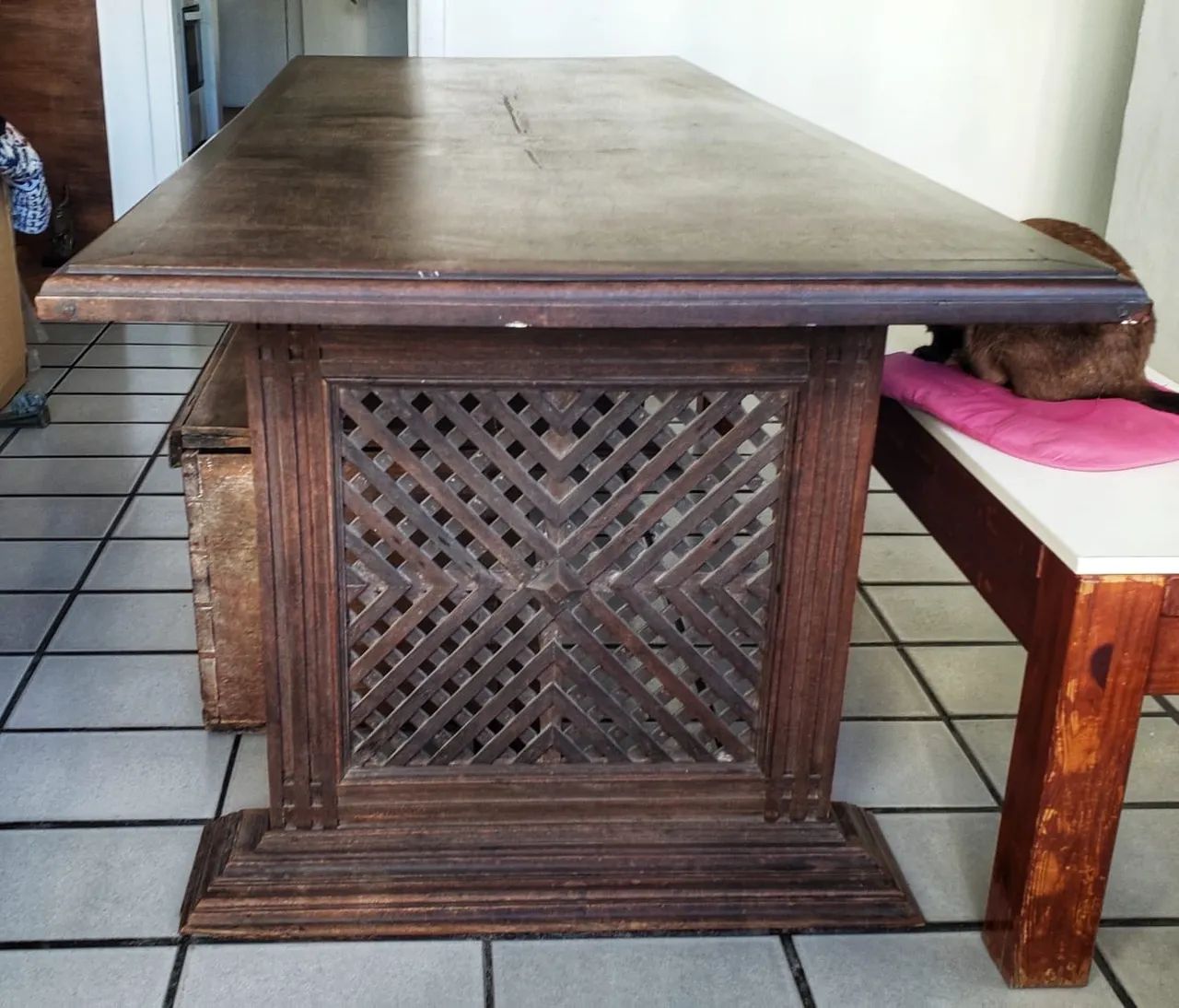 Mesa de centro em madeira - Foto 2