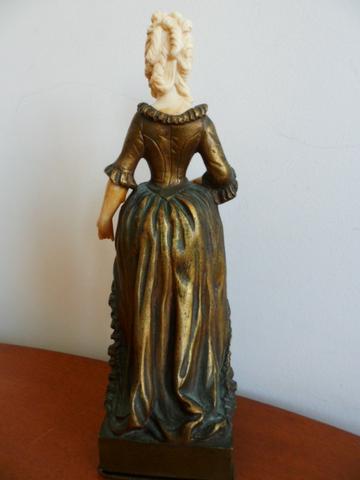 Natal - Maria Antonieta - Escultura em Bronze e Marfim sobre Pedestal - Foto 2