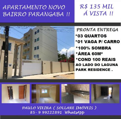Apartamento Novo Com 03 Quartos e 100% Sombra Na Parangaba: Paulo 9 * Zap