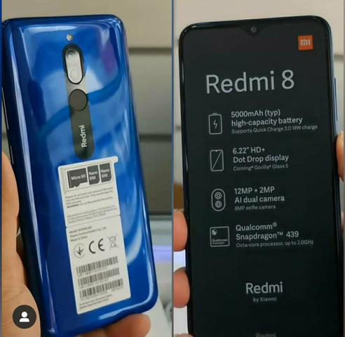 Xiaomi Redmi8 lacrados na cx versão global - Foto 5