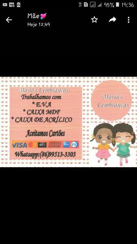 Lembranças de festa