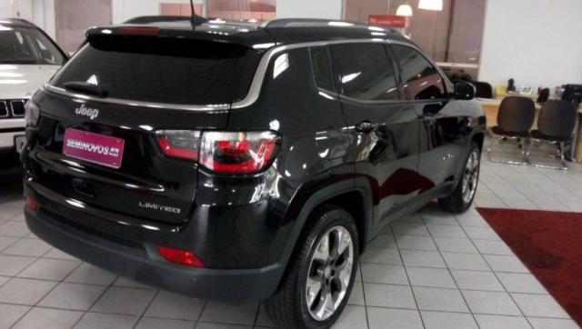 JEEP COMPASS LIMITED 4X2 2.0 16V AT6 FLEX Preto 2016/2017 - Foto 4