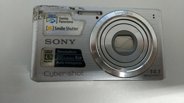 Camera sony 14.1mp com defeito