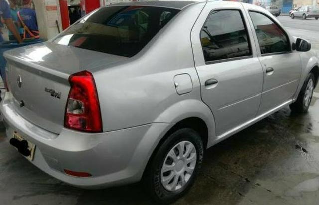 Carro Logan prata Flex, ano 2008 completo motor mil, Doc em dias - Foto 4