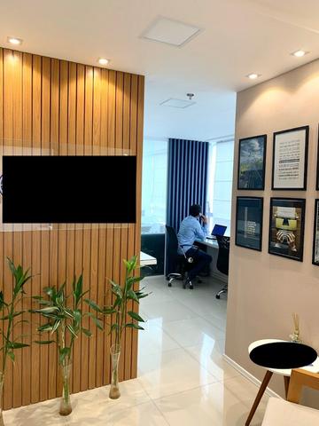 ESCRITÓRIO PRONTO !! Mobiliário já instalado em sala no Marcus Barbosa Office