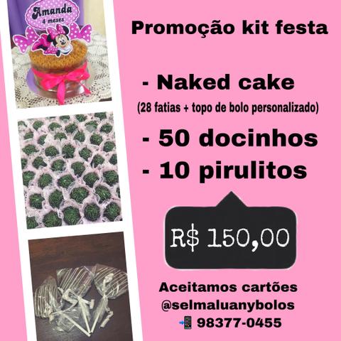 Kit festa - promoção