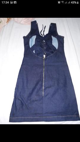 Vestido jeans semi novo
