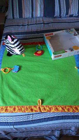 Cobertor de Atividades Zebra Fisher Price