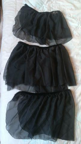 Saias pretas para Ballet