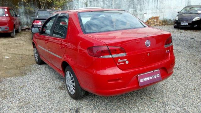 FIAT SIENA EL NOVA SÉRIE 1.4 8V FLEX Vermelho 2013/2014 - Foto 3