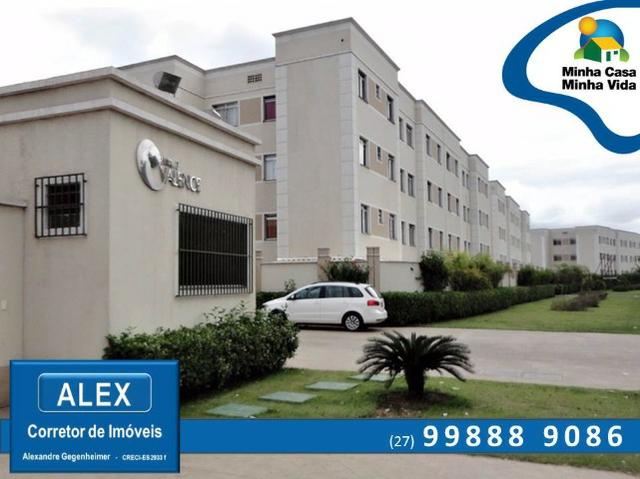 ALX - 45 - Apartamento com Subsídio de até R$ 23.200,00 e F.G.T.S como Entrada ? 2 Quartos