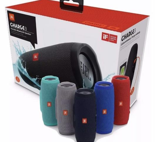 Jbl charge 3, so amanha 3 vezes no cartao sem juros