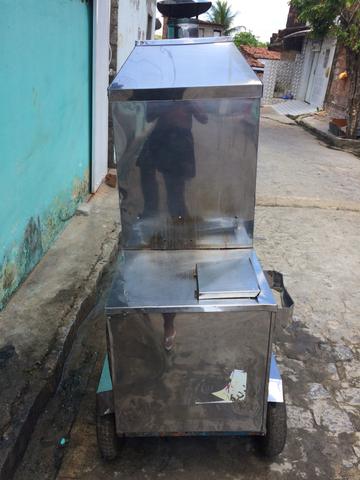 Carrinho de espetinho inox interessado valor negociável - Foto 2