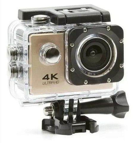 Câmera Filmadora Estilo Gopro Sports 4k Moto Bike Mergulho<br><br> - Foto 4