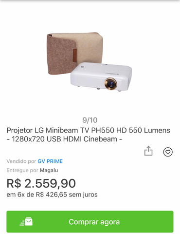Projetor LG NOVO + Chromecast - Foto 4