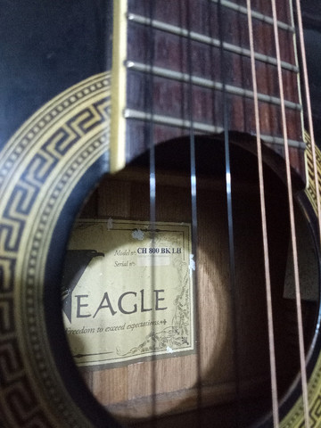 Violão Eagle CH800 Elétrico Nylon (Canhoto) - Foto 4