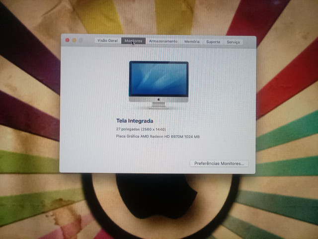 iMac 27 Inch 2011 i7 3.4 GHz Quad Core HD 2 TB (Leia) Não Aceito oferta... - Foto 4