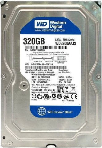 HD 320GB WD