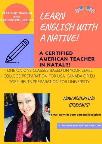 Professora de inglês americana e preparação para a faculdade