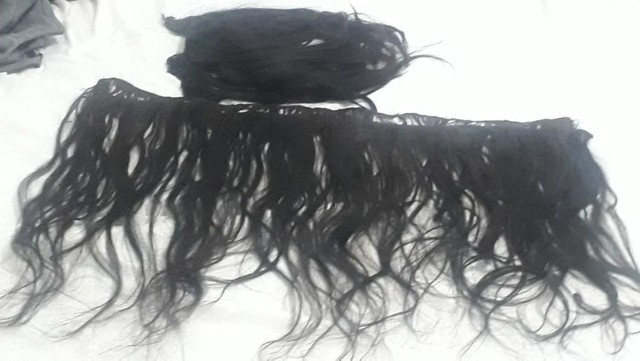 Cabelo Humano 65cm na tela ( leia o anuncio )