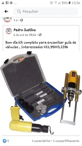 Kit embuchar guias de cabecote k.line