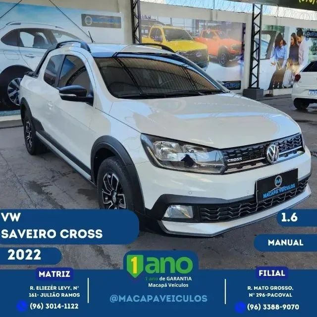 Volkswagen Saveiro Cross 1.6 T.Flex 16V CD - Macapá Veículos