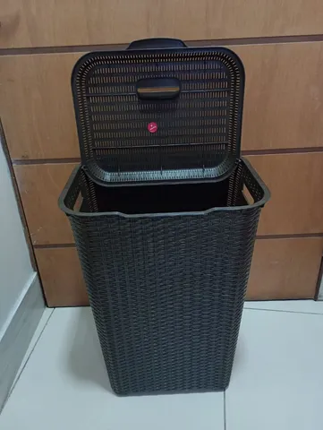 Cesto de roupa rattan 60litros