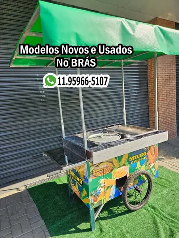 Carrinho de milho verde aro 20 com toldo