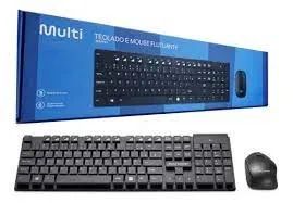 (NOVO) kit Teclado e Mouse Sem Fio Multilaser TC251