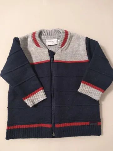 Jaqueta Noruega Baby, tamanho P (0 a 3 meses)