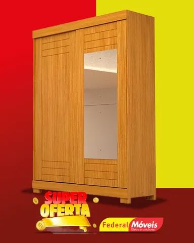 Guarda-Roupa 100% MDF 2 Portas 2 Gavetas Super Lindo Novo Fazemos Entrega