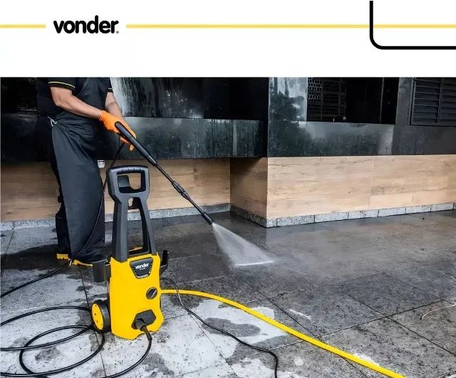 Lavadora Alta Pressão Vonder com Rodas Lav1600 1400W 1.600 lbf/pol² Lacrada com Garantia - Foto 6