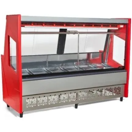Balcão de Açougue Luxo 2M Polar Vermelho PECR 200