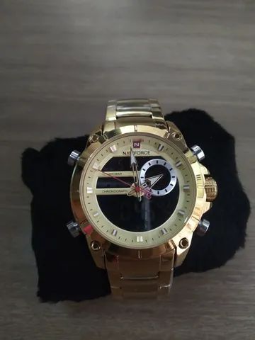 Relógio Dourado Naviforce Original  - Foto 3