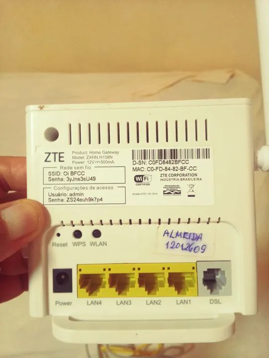 Roteador moden zte da oi. - Foto 2