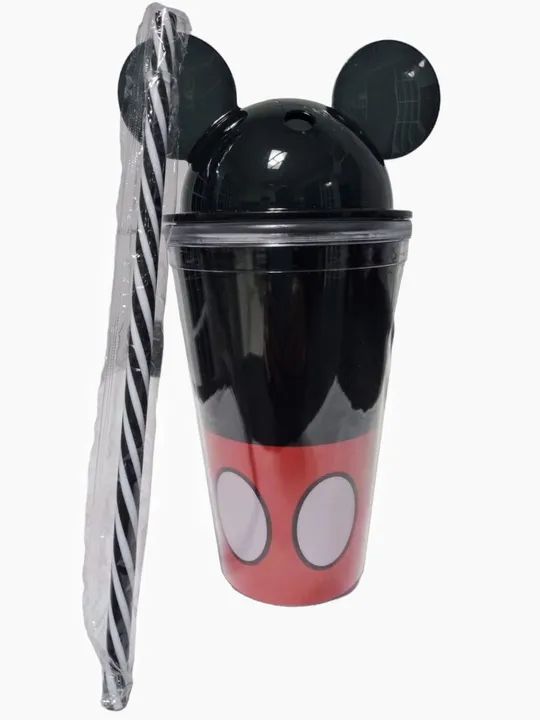 Copo Minnie -  Com Canudo - Foto 4