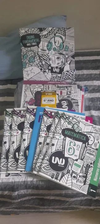 Box UNO completo 6°ano,aceito cartão de crédito - Foto 2
