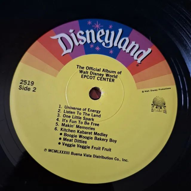 LP/Disco de Vinil Walt Disney World - The Official Album Of The Epcot Center (1983) - Foto 3