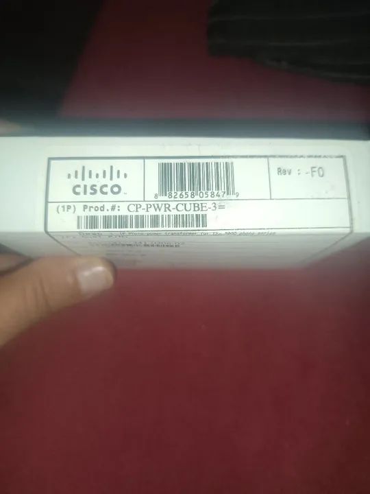 Fontes cisco cube3 e Power injector 
