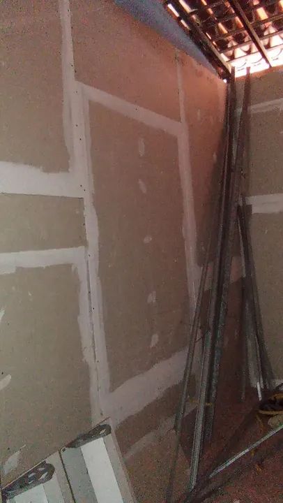 40 metros de gesso acartonado, com lã de vidro e esquadria, ideal para acústicos  - Foto 5