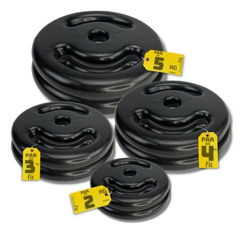 Anilha Emborrachada pvc 5kg unidade