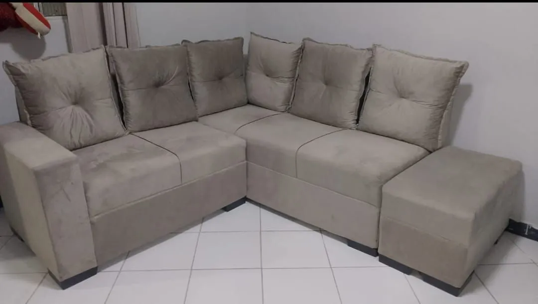 Sofá de canto direto da fábrica