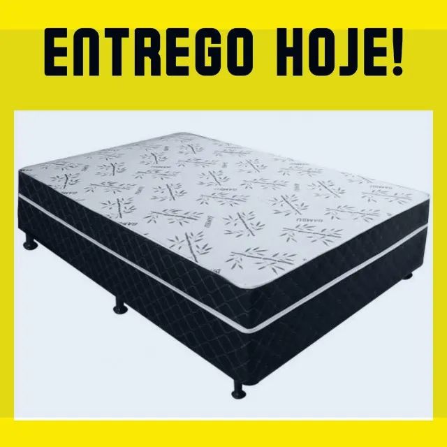 Cama Box Casal - Entrega Rápida