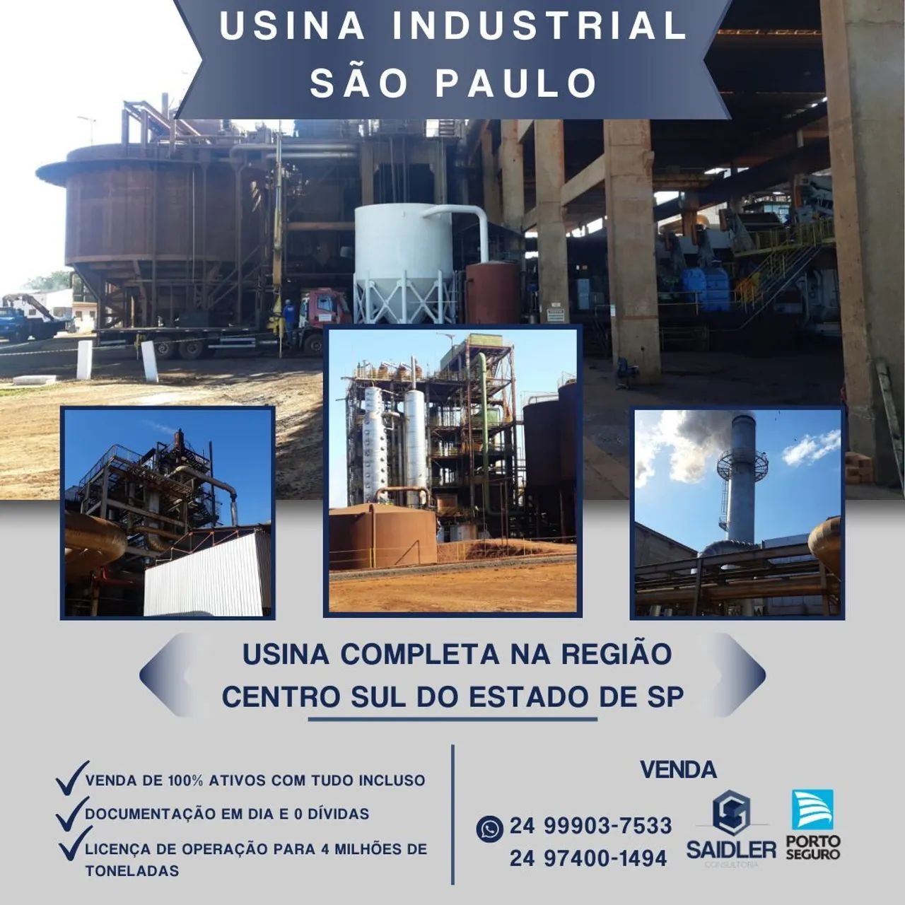 Usina de álcool e cana de açúcar em São Paulo SP