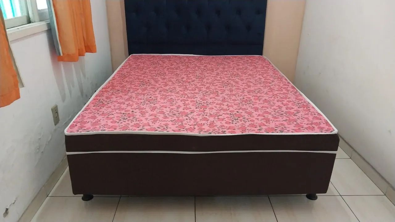 Cama Box Casal Real Brasil 