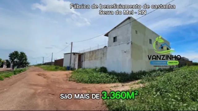   CÓD: 2167. Vendo Fábrica de Beneficiamento de Castanha de Caju em Serra do Mel, RN!