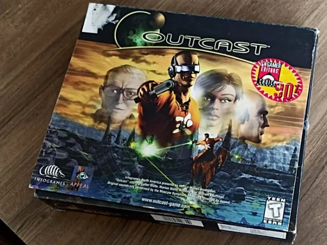 Jogo PC antigo - CD Rom - Outcast Big Box