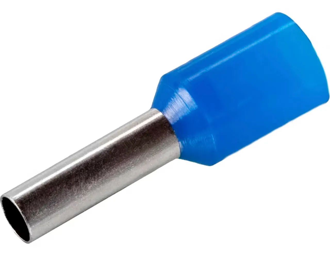 Terminais Elétricos 2,5mm² Azul - 100 Peças - Foto 2